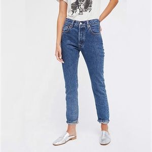 Levi’s 501 skinny selvedge jeans new with tags